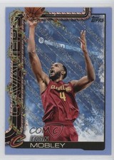 2025-26 Topps Holiday Holiday Light Blue & White Glitter Evan Mobley #H65 16k2