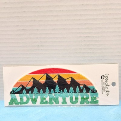 Create It Peel & Stick Iron-On Fabric ''Adventure'' Appliqué