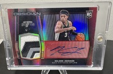2019-20 Panini Obsidian Keldon Johnson RC Rookie Jersey No. Patch Auto RPA /5 