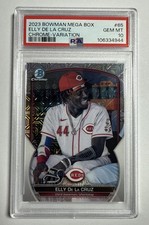 2023 Bowman Chrome Mega Box Variation #BCP65 Elly De La Cruz ROOKIE SP PSA 10