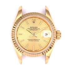 LADIES ROLEX OYSTER PERPETUAL DATEJUST 69178 AUTOMATIC WRISTWATCH 18K GOLD