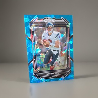 Panini Prizm Blue Ice Prizm 2022 David Carr Football Texans #119 /99