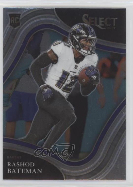 2021 Panini Select Field Level Rashod Bateman #355 06rw