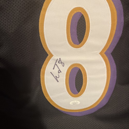 Lamar Jackson Autographed Baltimore Ravens Signed Jersey JSA COA XL - Picture 2 of 2