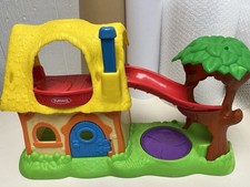 PLAYSKOOL Weebles Weeble Wobble STORYBOOK COTTAGE HOUSE TREE 2005 7/8/25 C