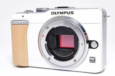 [Very Good] Olympus PEN Lite E-PL1 White Mirrorless Digital Camera Body Japan
