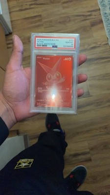PSA 10 Red Victini 171/086 Sv: Black Bolt Holo, black & white rare
