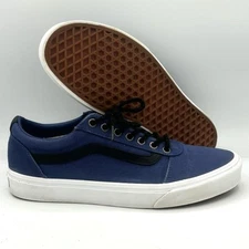 Vans Ward Men’s Size 10 Blue / Black / White Skate Shoes Old Skool