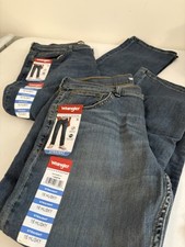 NEW Wrangler Jeans Boys Size 16 Husky Lot Of 2 Five Star Straight Leg E-8