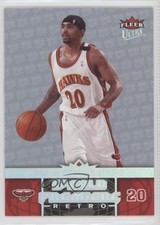 2006 Fleer Ultra World Premiere Retro Platinum Medallion Salim Stoudamire 3c7