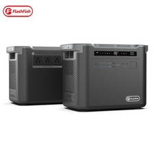 Flashfish Portable Power Station 2000W/1997Wh Solar Generator Battery Camping