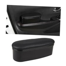 Car Armrest Support Cover, Leather Adjustable Car Armrest Black, Style 1