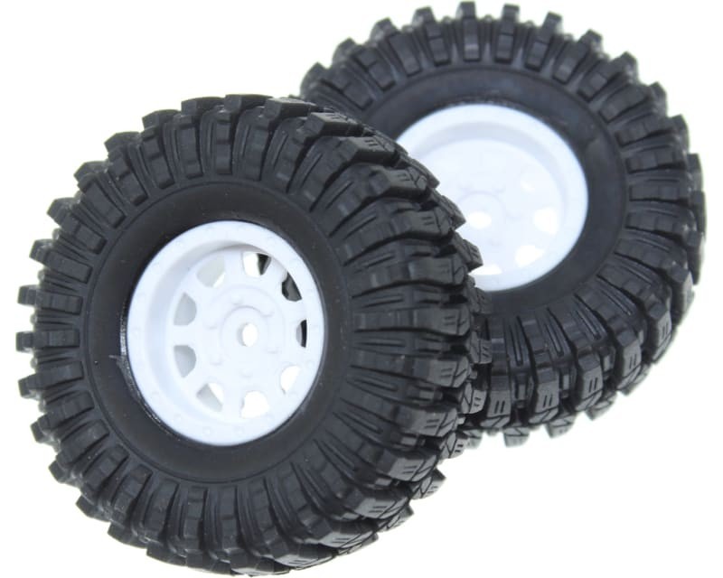 Redcat Racing	rer29066Pre-Mounted Mt Mud Terrain Crawler Tires (4)