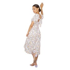 Dorothy Perkins - Midikleid Herzausschnitt für Damen Puffärmel