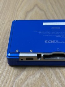 Nintendo 3DS Cobalt Blue Handheld Console Tested Working Japan