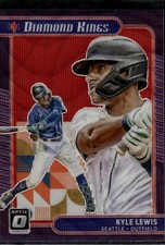 Kyle Lewis 2021 Donruss Optic Red Wave Seattle Mariners #13