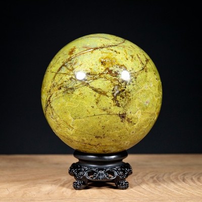 Edelstein Kugel, Green Opal Sphere, Herkunft - Madagaskar, 1,5kg