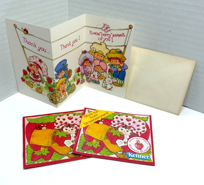 Vintage 1980s STRAWBERRY SHORTCAKE Paperwork