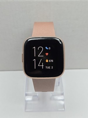 Fitbit Versa 2 Smartwatch Pink 40mm Alexa WR50M Always On Display No Charger