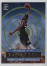 2019 Donruss Optic T-Minus 3 2 1 Lime Green Prizm /149 Giannis Antetokounmpo 5l0