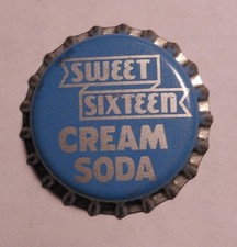Vintage Sweet sixteen "Cream Soda" cork... unused... SODA BOTTLE CAP