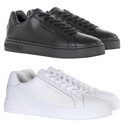 A|X ARMANI EXCHANGE Men's Sneakers - Action Leather, Sneaker, Low, Genuine Leather...