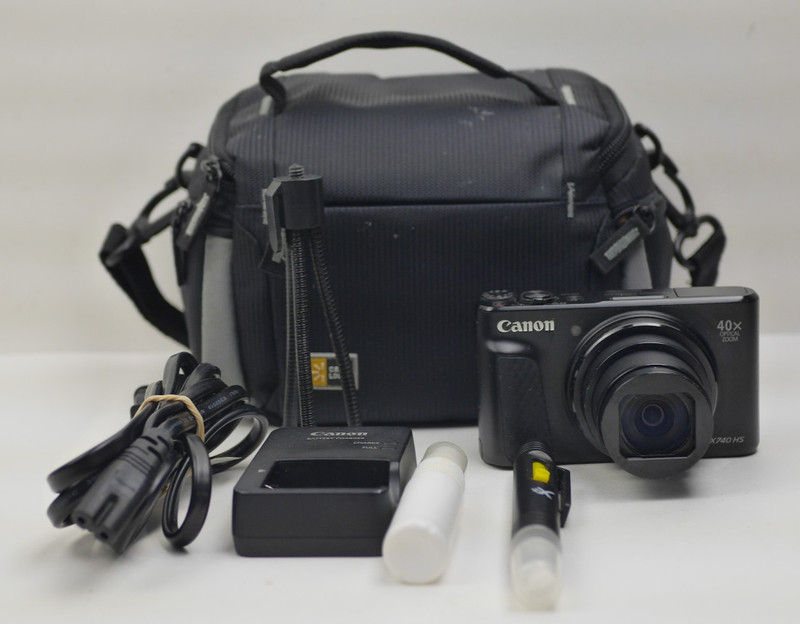 Canon PowerShot SX740 HS 20.3MP Digital Camera - Black (BT-H90001522-01 ARO) C2