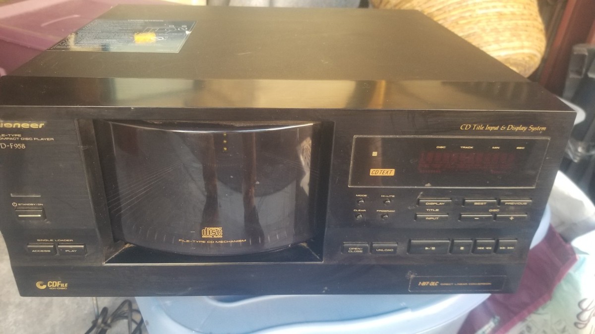 Pioneer Pd-f958 101 CD Changer Multi Play Compact Disc Player
