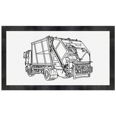 Futtermatte für Haustiere ''Mülleimerwagen'' (PM00029224)