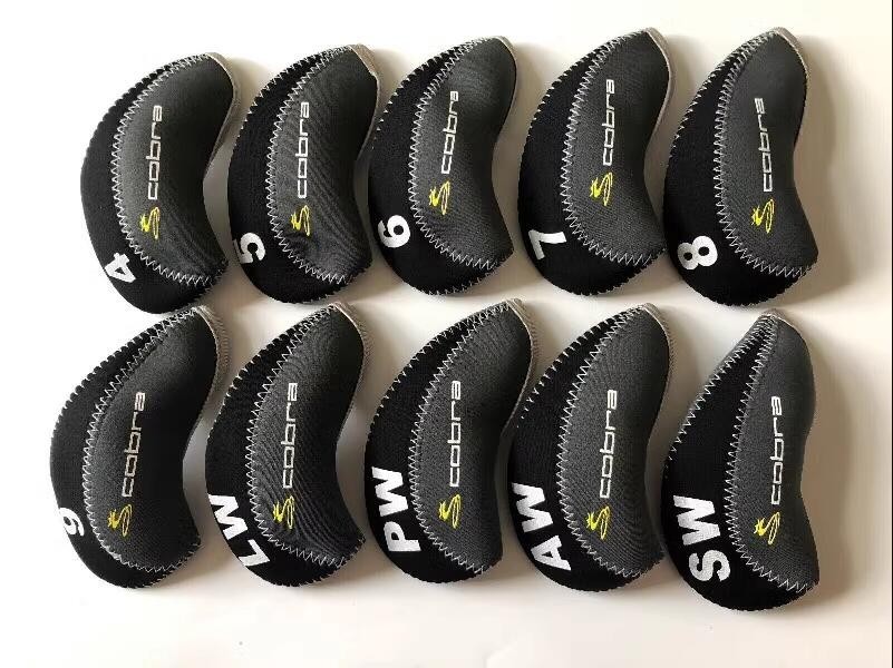 Iron Headcovers For Cobra Club Head Covers Caps 4-lw Grey