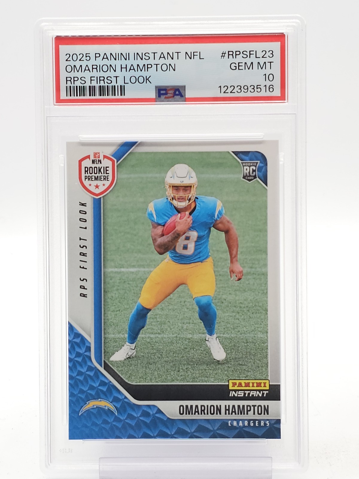 Omarion Hampton Panini Instant NFL Rps First Look #RPSFL23 Base