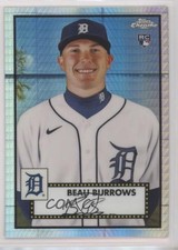 2021 Chrome Platinum Anniversary Mega Box Prism Refractor Beau Burrows #42 0m0g