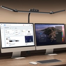 Led Desk Lamp for Office Home, Architect Desk Lamp with Clamp, Ultra Bright D...