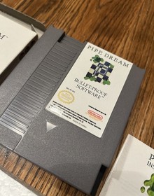 Pipe Dream NES Nintendo 1990 CIB W/Manual - Good Condition!