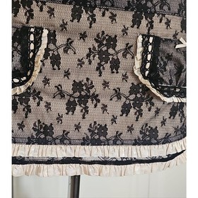 Victoria&rsquo;s Secret Sexy Little Things French Maid Lingerie 36C Lace Babydoll Y2K