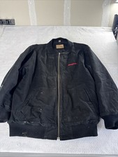 Snap On Swingster Workwear Jacket Size 3XL Black Work Distressed Coat