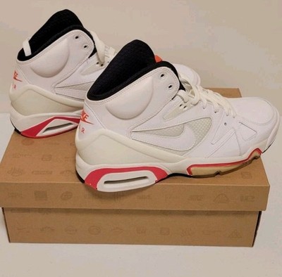 365726-111 Nike Air Hoop Structure LE White Hot Red Black365726-111 Nike Air...