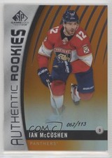 2017 SP Game Used Authentic Rookies Orange Rainbow 62/113 Ian McCoshen #158 0e3