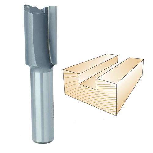 Whiteside Left Hand Straight Bit 1/2 in. SH x 3/4 in. CD x 1-1/4 in. CL