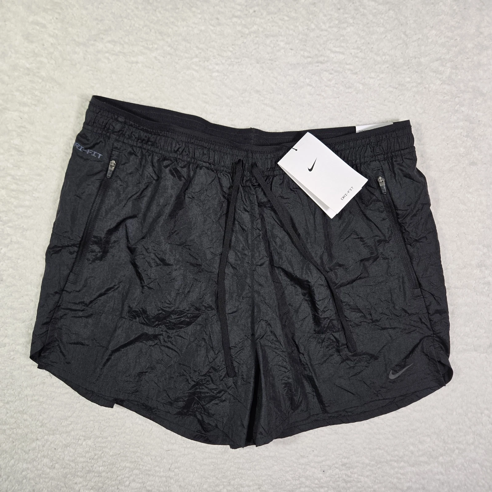Nike Stride Running Division Mens Large Dri-FIT Brief Lined 5 " Shorts Black L