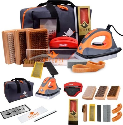 Elite Ski and Snowboard Tuning and Waxing Kit - Complete with Waxing Iron, Angle
