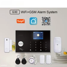 Wireless Burglar Alarm APP Remote Control WiFi GSM Home Security Alarm System
