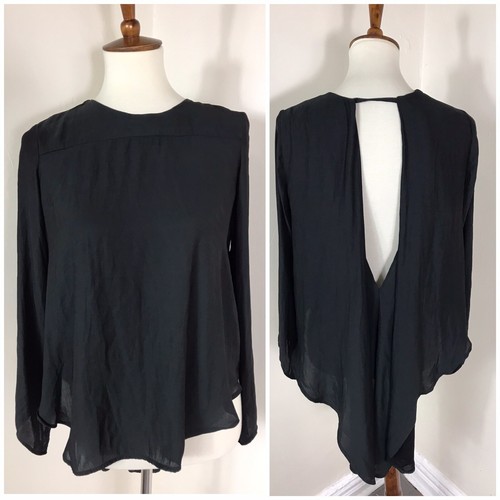 Zara open back shirt size M Medium 