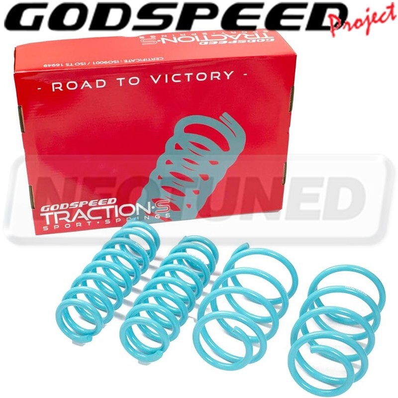 GODSPEED TRACTION-S LOWERING SPRINGS KIT FOR BMW 3-SERIES