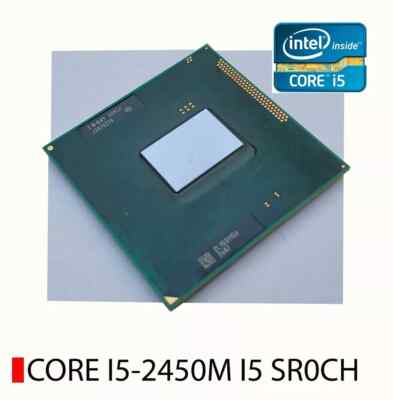 DUAL-CORE QUAD-THREAD CORE I5-2450M I5 SR0CH 2,5 GHZ  3M 35W SOCKEL G2/RPGA988B