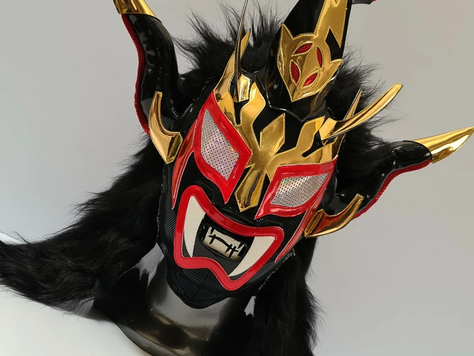 JUSHIN LIGER WRESTLING MASK WRESTLER MASK 日本 マスク プロレス 日本スリングマスク — 第 4/4 张图片