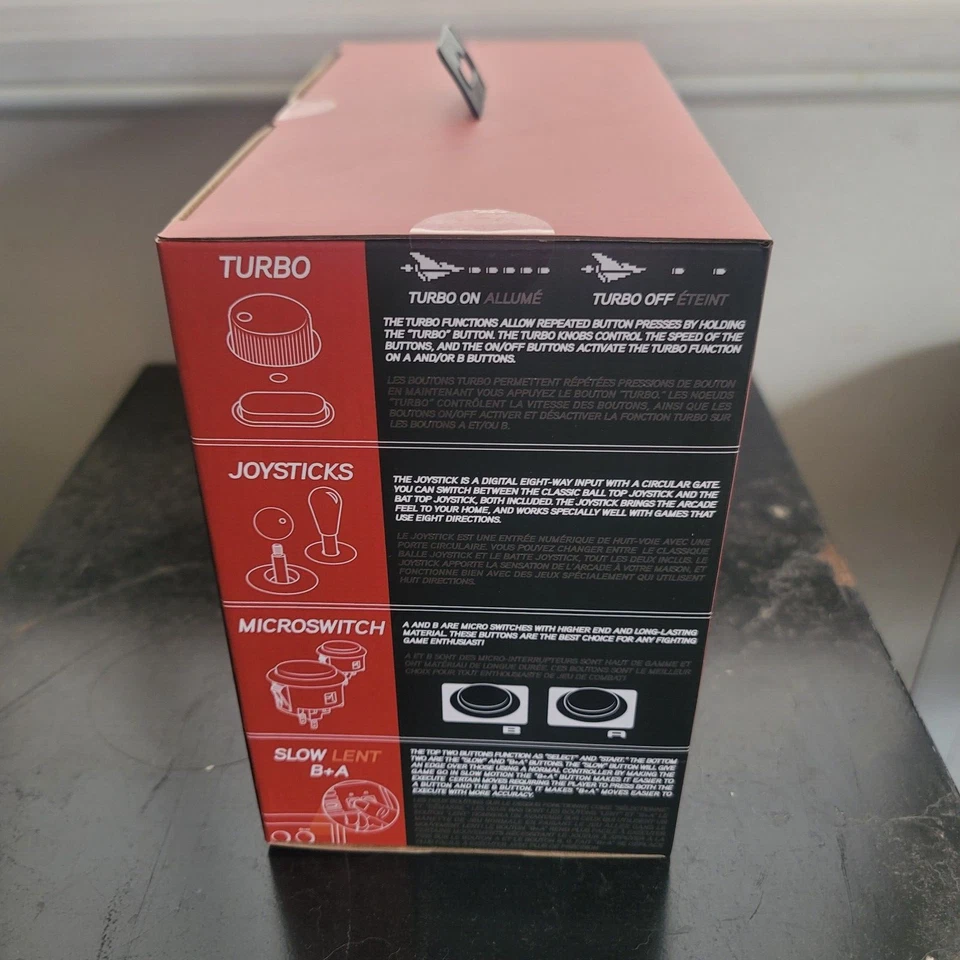  The Edge Joystick Arcade Joystick Nintendo NES Classic Edition & Wii U NEW - Image 3 of 4