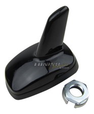 Original Shark-Antenne Attrappe Dummy Radio für VW Audi Seat Skoda LACK-SCHWARZ