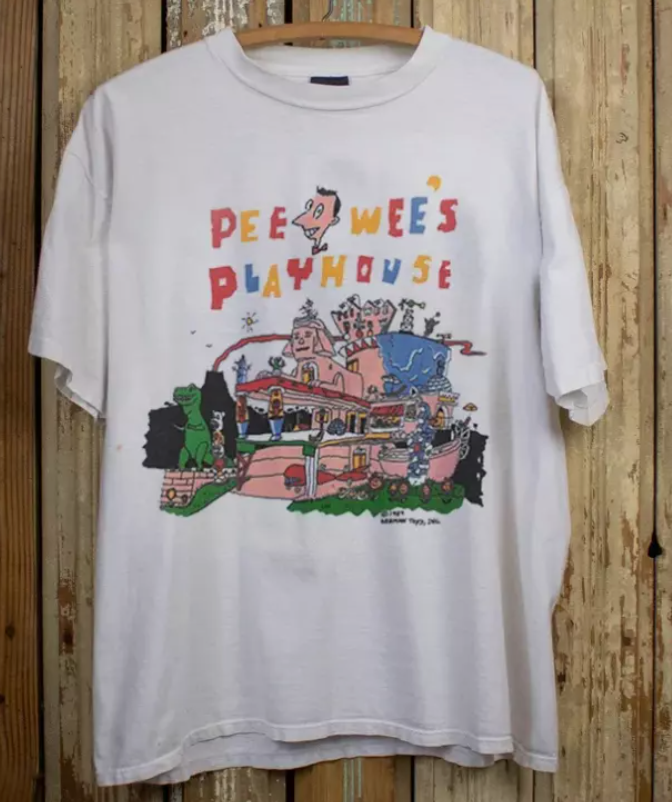 Pee Wees Playhouse Shirt, Vintage 90s Pee Wee Herman Shirt | eBay