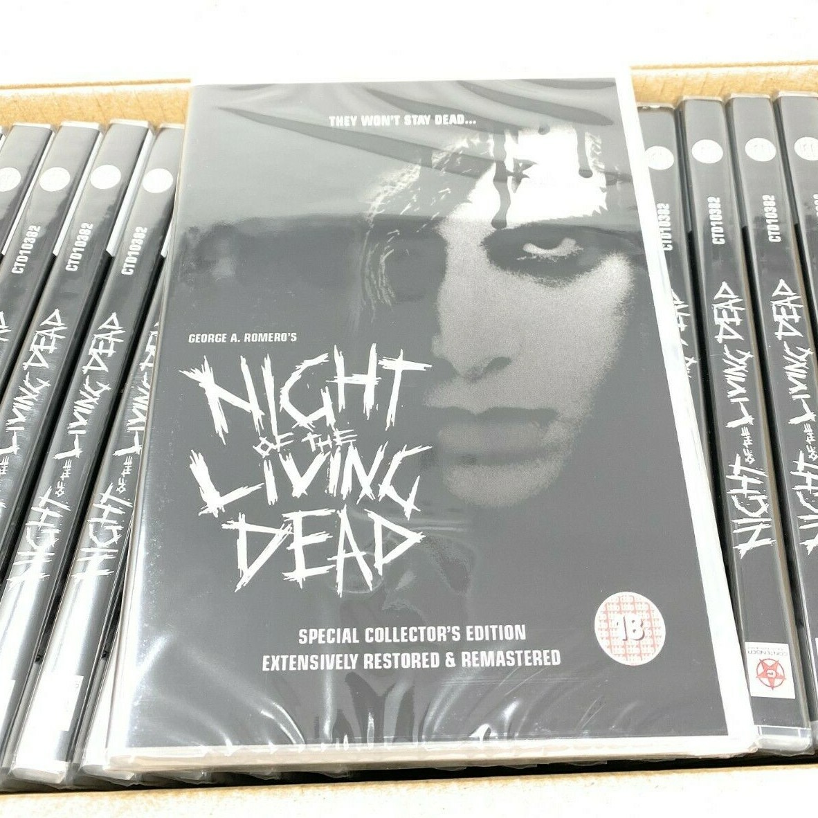 250 Night of the Living Dead DVD Zombie Collectors Special Edition Wholesale Lot